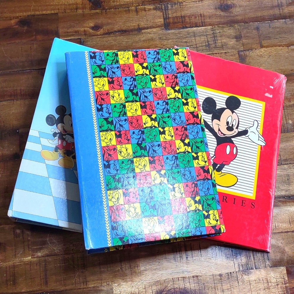 Mickey Mouse Photo Albums (3) 1989